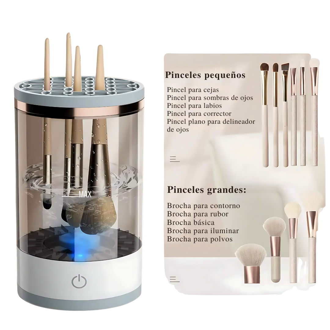 ✨ Limpiador Automático de Brochas – Secado al Instante