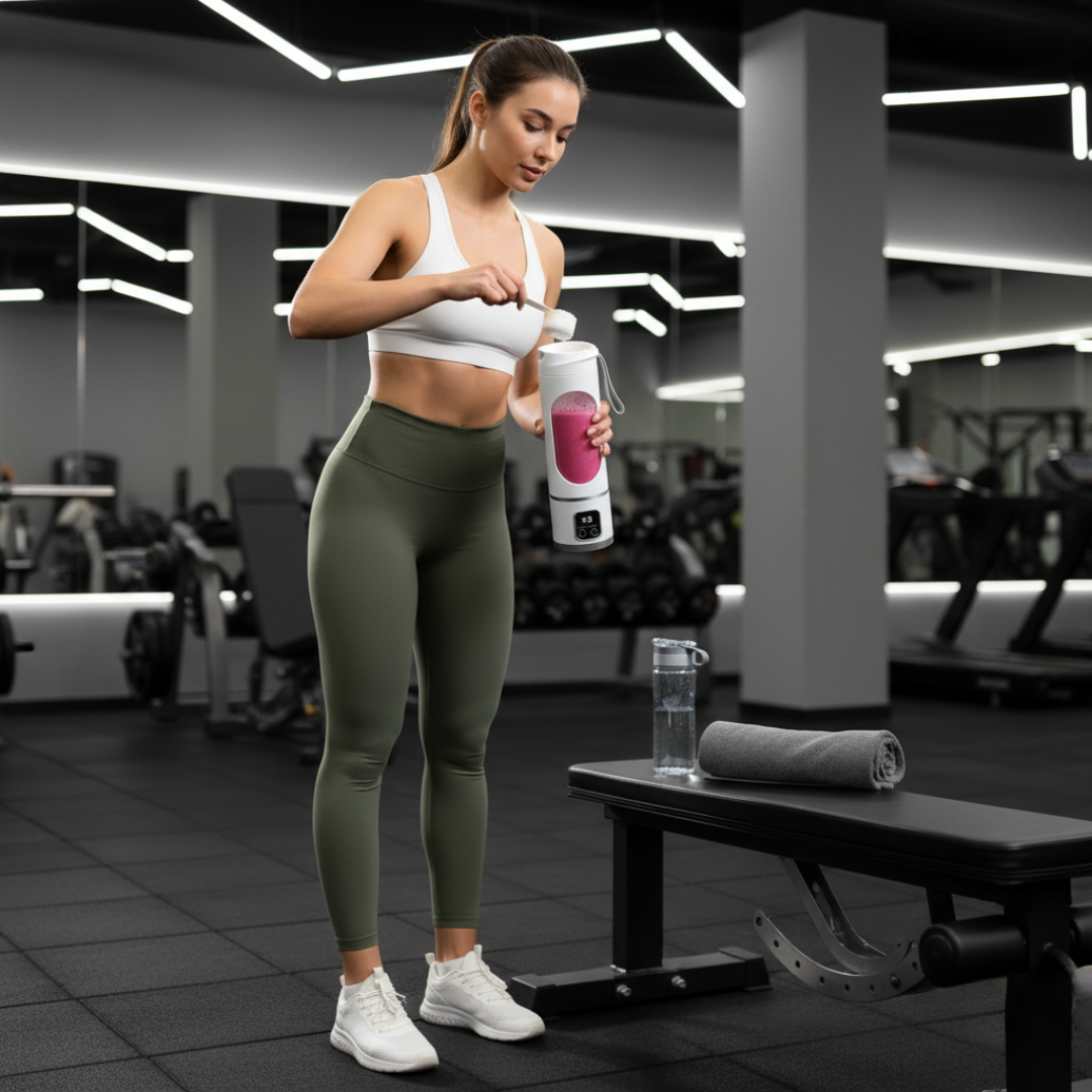 Licuadora Portátil USB-C Recargable | Smoothies en Cualquier Lugar