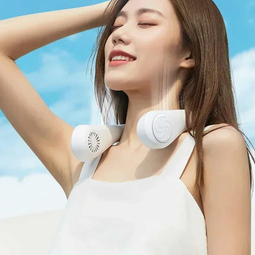 Ventilador Portátil de Cuello – Frescura en Cualquier Momento y Lugar