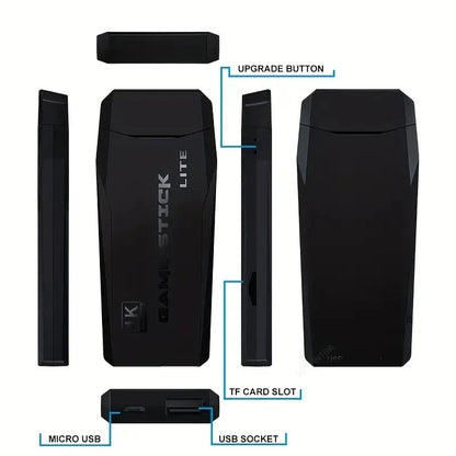 🎮 Consola Retro Game Stick Lite 4K – ¡Más de 10.000 juegos clásicos en tu TV!