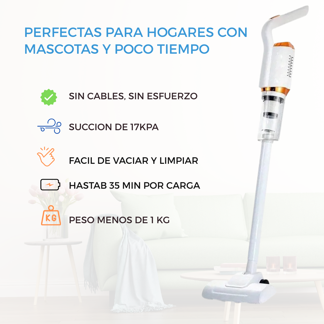 La Aspiradora portátil que hace tu limpieza más rápida y fácil 🚀✨