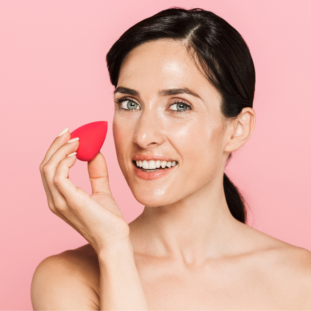 💕 Esponjas de Maquillaje – Set Rosado (5 piezas)