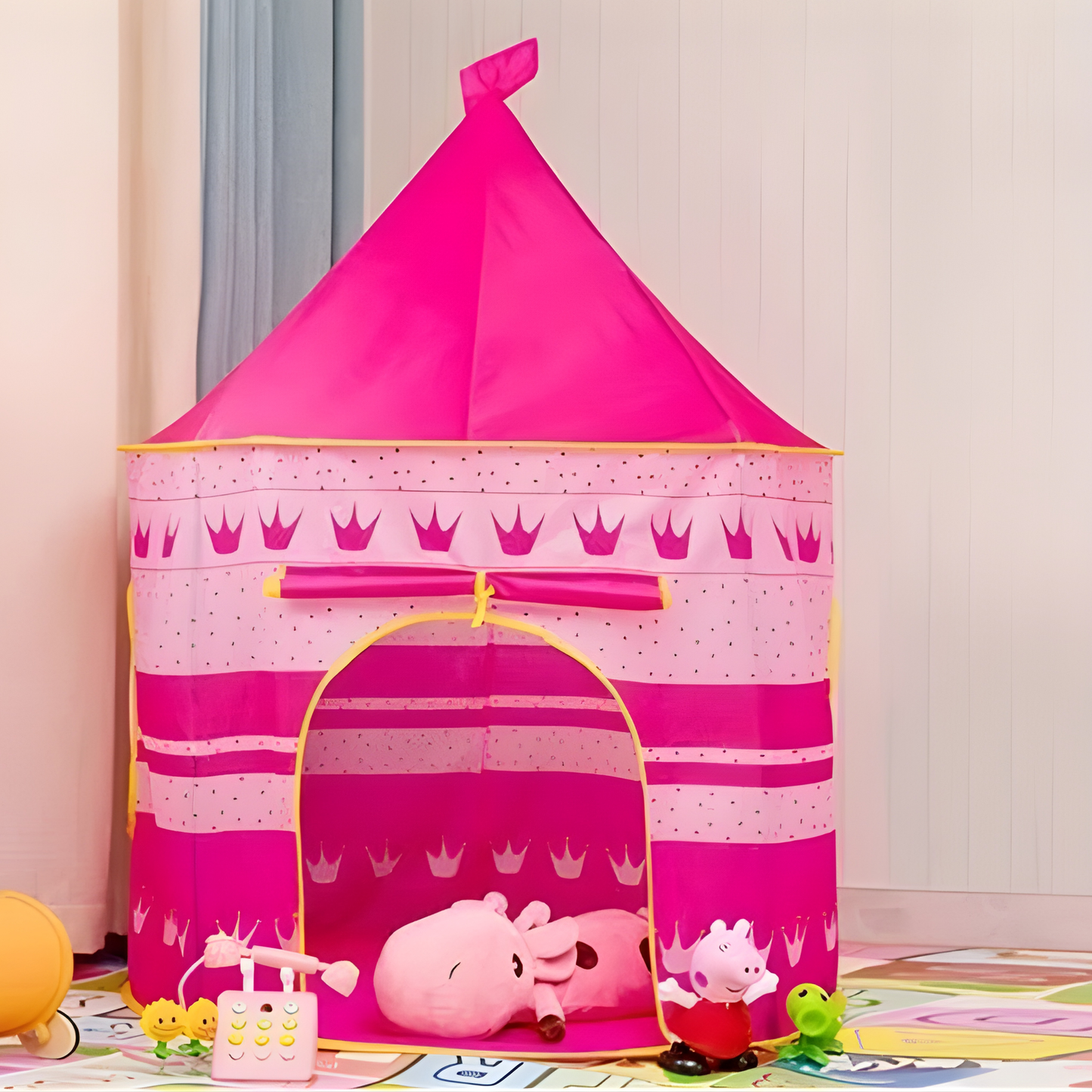 🩷 Carpa Castillo de Princesa – El Espacio Mágico Donde Tu Niña Sueña y Juega✨