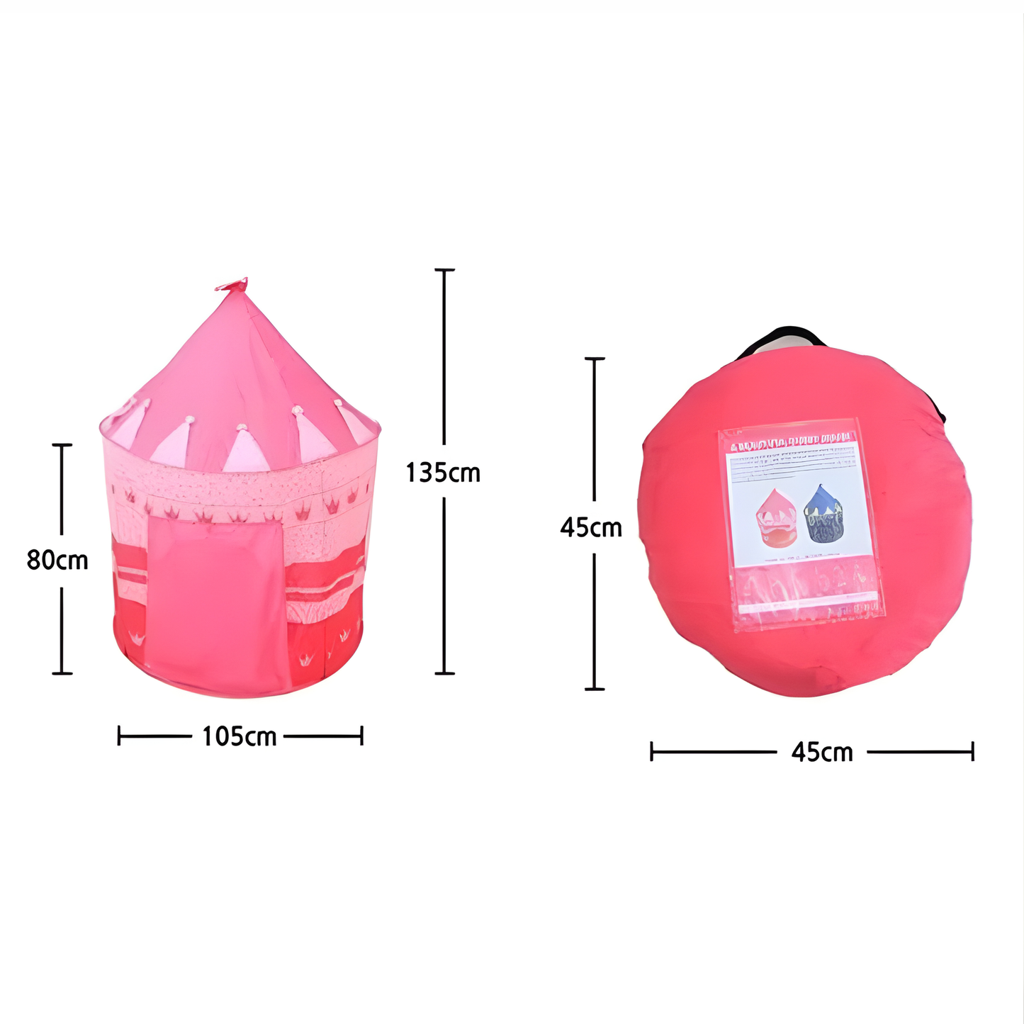 🩷 Carpa Castillo de Princesa – El Espacio Mágico Donde Tu Niña Sueña y Juega✨