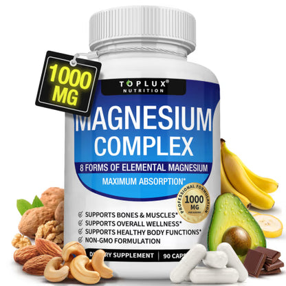 Vitamina B12  para la mañana + Magnesium para la noche - Apoya tu energía en la mañana y tu descanso en la noche.