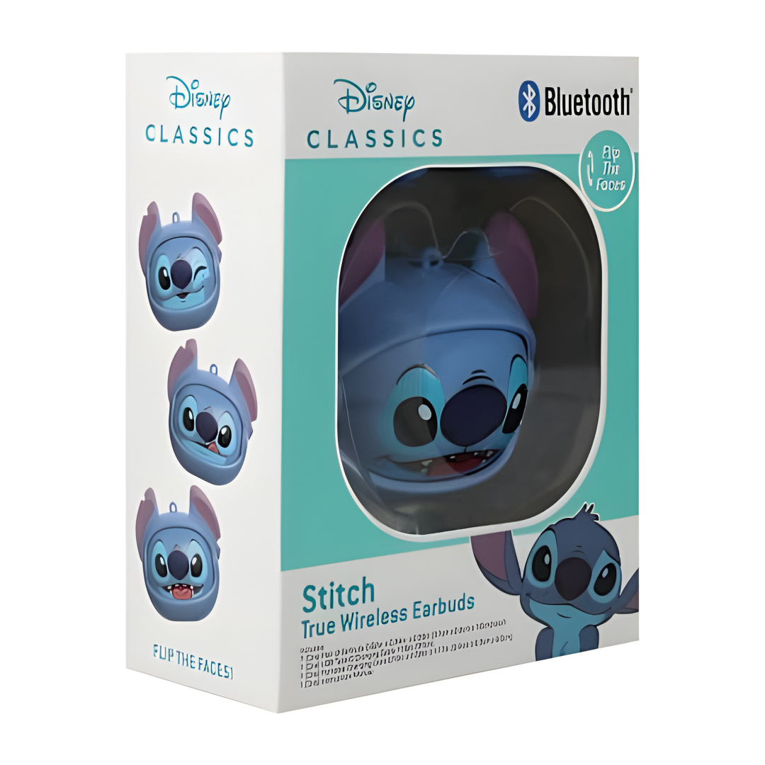 Auriculares Stitch Disney – Estuche de Carga, Control Táctil y Sonido Premium