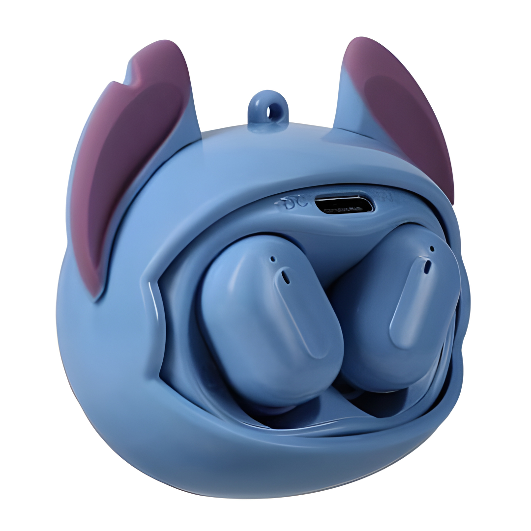 Auriculares Stitch Disney – Estuche de Carga, Control Táctil y Sonido Premium