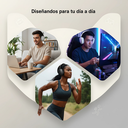 Auriculares Bluetooth P9 con Cancelación de Ruido | Estilo, Comodidad y Sonido Premium