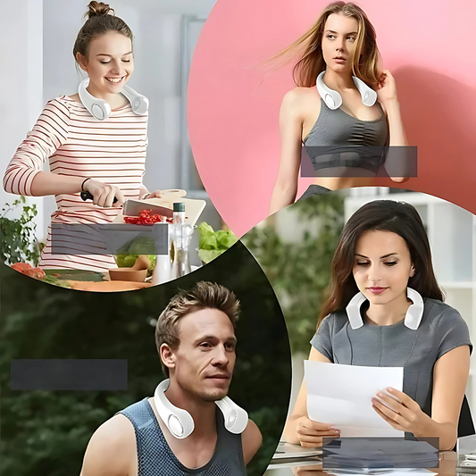 Ventilador Portátil de Cuello – Frescura en Cualquier Momento y Lugar