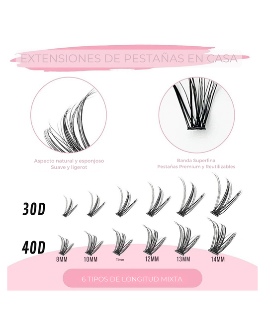 Set De pestañas