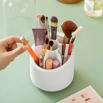 Organizador de Maquillaje con Tapa Antipolvo | Compacto, Moderno y Fácil de Limpiar
