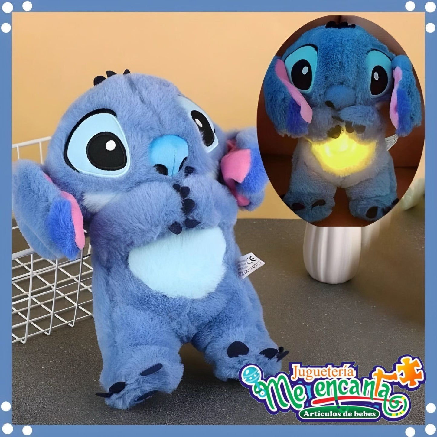 🧸 Peluche Interactivo de Stitch – Con Luz, Música y Movimiento