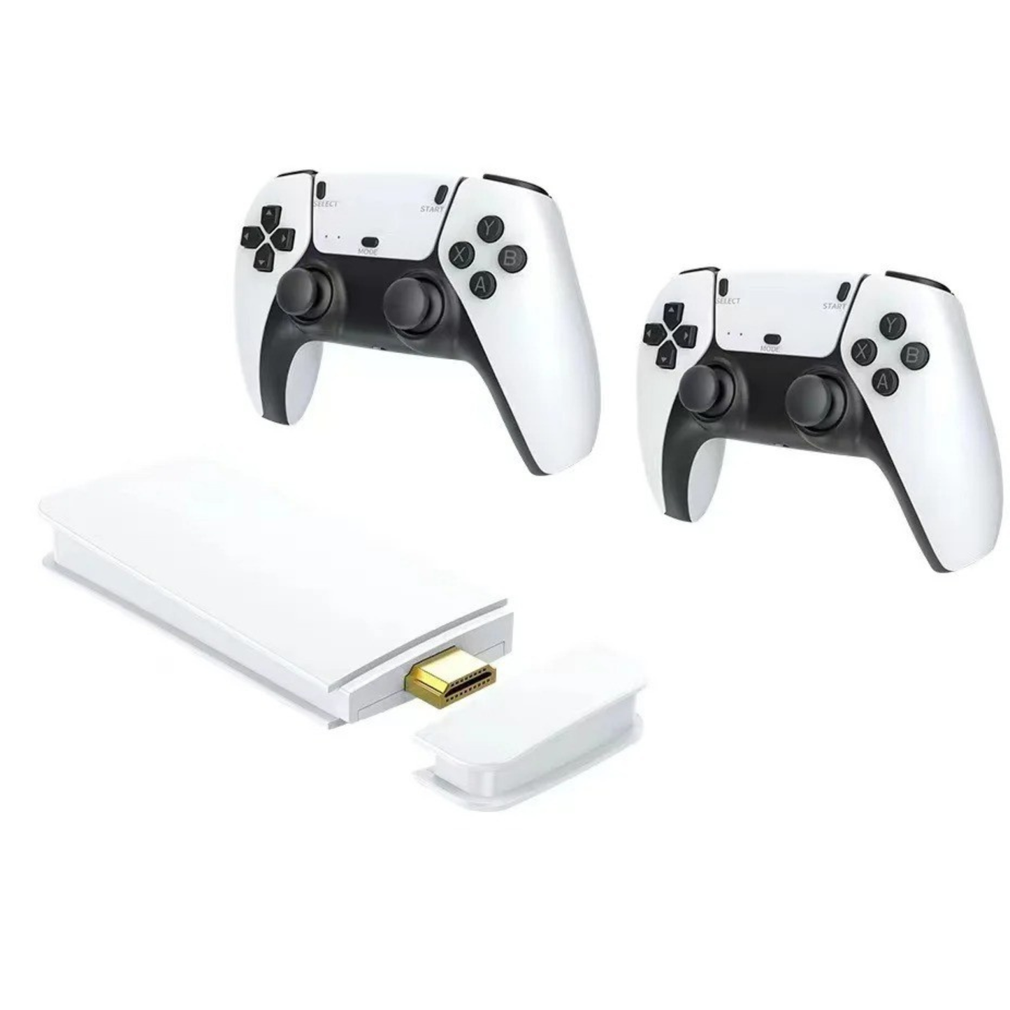 Consola Retro 4K Stick con 20,000+ Juegos | 2 Mandos Inalámbricos | Plug & Play HDMI