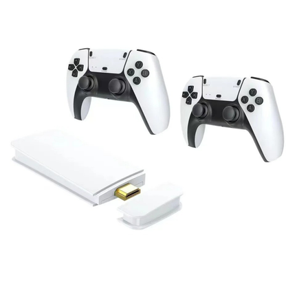 Consola Retro 4K Stick con 20,000+ Juegos | 2 Mandos Inalámbricos | Plug & Play HDMI