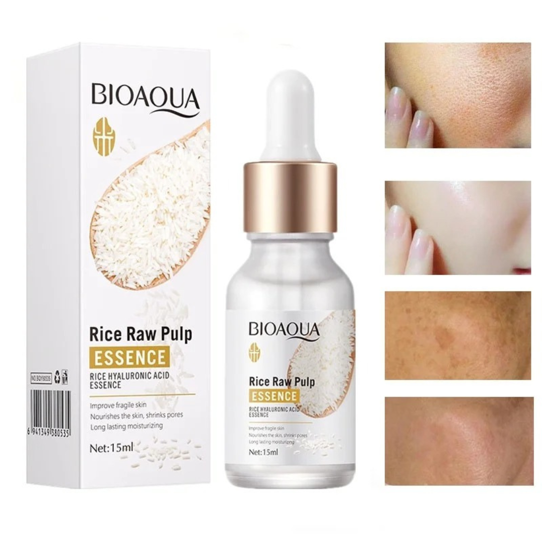 Serum de Arroz Bioaqua - Piel Radiante y Poros Minimizados
