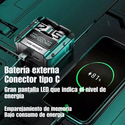 Auriculares M25 Bluetooth 5.3 – Sonido Premium y Batería 180h 🔋