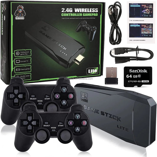 🎮 Consola Retro Game Stick Lite 4K – ¡Más de 10.000 juegos clásicos en tu TV!