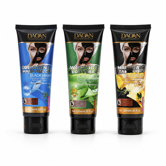 Mascarilla Negra Peel Off DACAN – 3 Variantes